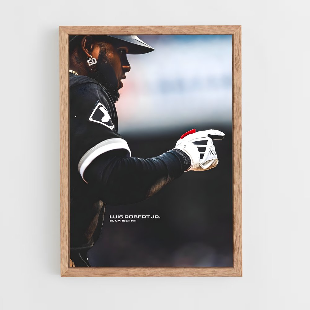 Poster Luis robert compétitive – affiche Baseball (vue 4)